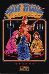 Steven Rhodes poster: Cult Music Sing-Along (24x36) Humor