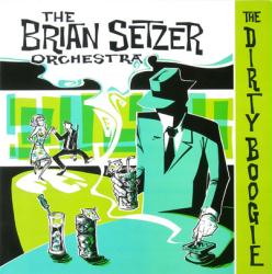 The Brian Setzer Orchestra poster: The Dirty Boogie vintage promo album flat (1998)