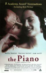The Piano movie lightbox insert poster [1994, Holly Hunter] 12.5x19.5