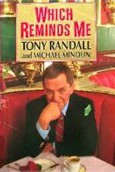 Tony Randall autobiography: Which Reminds Me (Hardback Book/1989) VG