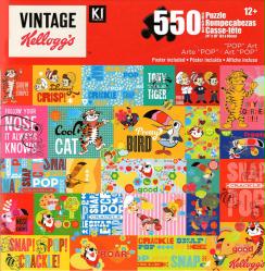 Vintage Kellogg's jigsaw puzzle: Pop Art (550 pc)