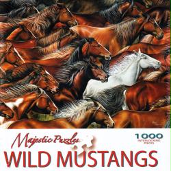Wild Mustangs jigsaw puzzle (Majestic) 1000-piece