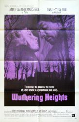 Wuthering Heights movie poster [Timothy Dalton] 27x41 original 1970