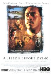A Lesson Before Dying movie poster [Don Cheadle, Cicely Tyson, Mekhi Phifer] 27x40 HBO 1999