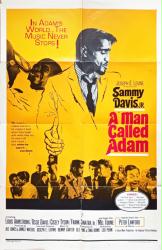 A Man Called Adam movie poster [Sammy Davis Jr., Louis Armstrong, Mel Torme] 1966 original 27x41
