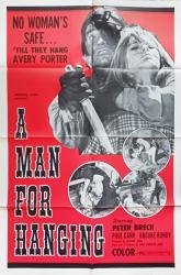A Man For Hanging movie poster [Peter Breck, Brooke Bundy] 28x42 original 1972
