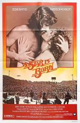 A Star Is Born movie poster [Barbra Streisand, Kris Kristofferson] 1976 original 27x41