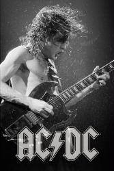 AC/DC poster: Angus Live (24x36) Classic Hard Rock