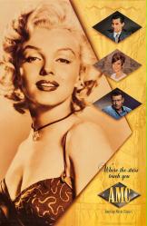 AMC: Where the Stars Touch You - Marilyn Monroe poster (1996) original 27x41 American Movie Classics promo