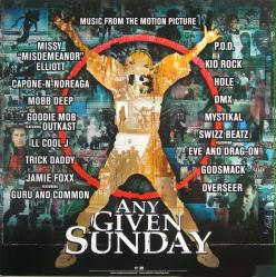 Any Given Sunday soundtrack poster: vintage promo album flat (2000)