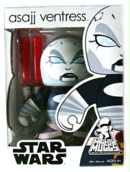 Star Wars [Mighty Muggs] Asajj Ventress figure (Hasbro/2008)