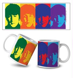 The Beatles 11oz ceramic mug - Color Quad (Pyramid America) Brand New