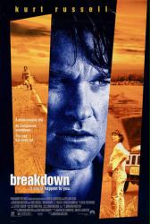 Breakdown movie poster [Kurt Russell, Kathleen Quinlan] 1997 original 27x40