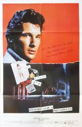 Breathless movie poster [Richard Gere, Valerie Kaprisky] 1983 original 27x41
