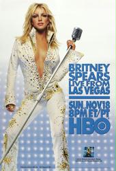 Britney Spears poster: Live from Las Vegas (2001) original 27x40 HBO promo