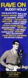 Rave On Buddy Holly promo bookmark (2011) 2.5" X 7"