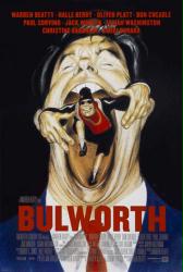Bulworth movie poster [Warren Beatty] 1998 original 27x40