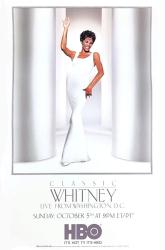 Whitney Houston poster: Classic Whitney Live from Washington DC (27x40) original 1997 HBO