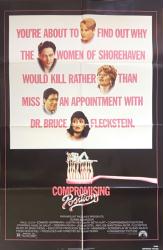 Compromising Positions movie poster [Susan Sarandon, Raul Julia] 1985 original 27x41