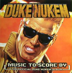 Duke Nukem Music to Score By soundtrack poster: vintage promo album flat (1999)