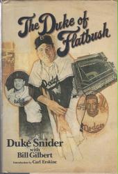 Duke Snider autobiography: The Duke of Flatbush hardback book (1988)