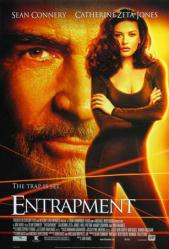 Entrapment movie poster [Sean Connery, Catherine Zeta-Jones] 1999 original 27x40