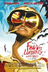 Fear and Loathing in Las Vegas movie poster [Johnny Depp] 1998 original 27x40