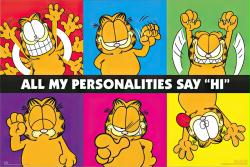 Garfield poster: All My Personalities Say Hi (36x24)