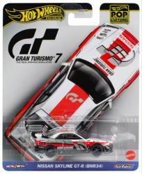 Hot Wheels Pop Culture: Gran Turismo 7 - Nissan Skyline GT-R BNR34 diecast (Mattel)
