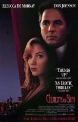 Guilty As Sin movie poster [Rebecca De Mornay, Don Johnson] 26x40