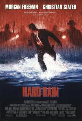 Hard Rain movie poster [Morgan Freeman, Christian Slater] 1998 original 27x40