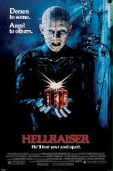 Hellraiser movie poster (1987) [Clive Barker film, Doug Bradley] 24x36
