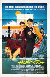 Hopscotch movie poster [Walter Matthau, Glenda Jackson] 1980 original 27x41