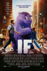 IF movie poster [Ryan Reynolds, Cailey Fleming] 2024 original 27x40