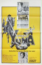 Johnny Yuma movie poster [Mark Damon] 1966 Spaghetti Western original 27x41