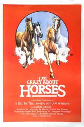Just Crazy About Horses movie poster (1978 documentary) original 27x41