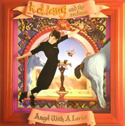 k.d. lang and the Reclines poster: Angel with a Lariat vintage promo album flat (1987)