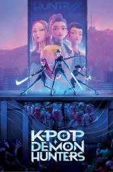 KPop Demon Hunters movie poster (2025 animated film) 24x36