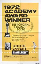 Limelight movie poster [Charlie Chaplin] 1952 film, 1973 U.S. release 27x41 original Style B