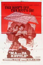 Ma and Pa Kettle movie poster [Marjorie Main, Percy Kilbride] 1949, 1976 re-issue 27x41