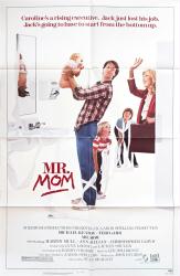 Mr. Mom movie poster [Michael Keaton, Teri Garr] 1983 original 27x41