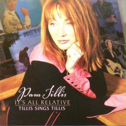 Pam Tillis poster: It's All Relative - Tillis Sings Tillis vintage promo album flat (2002)