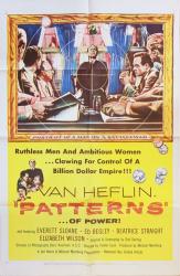 Patterns movie poster [Van Heflin, Everett Sloane, Ed Begley] 1956 original 27x41