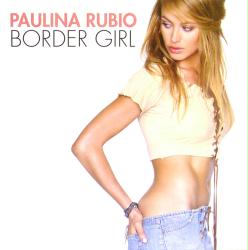 Paulina Rubio poster: Border Girl vintage promo album flat (2002)