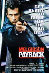 Payback movie poster [Mel Gibson] 1999 original 27x40
