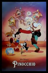 Pinocchio movie poster (Disney) 24x36 vintage 1992