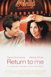 Return to Me movie poster [David Duchovny, Minnie Driver] 2000 original 27x40
