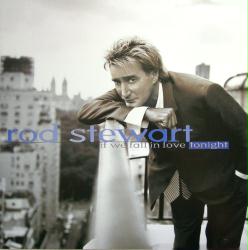 Rod Stewart poster: If We Fall In Love Tonight vintage promo flat (1996)