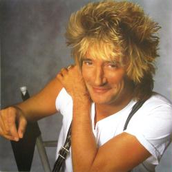 Rod Stewart poster: Out of Order vintage promo album flat (1988)