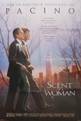 Scent of a Woman movie poster [Al Pacino, Chris O'Donnell] 1992 original 27x40 folded